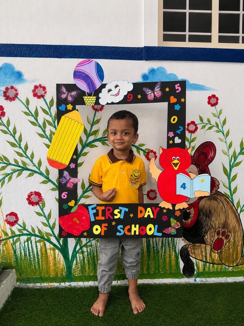 First day of school photo frame